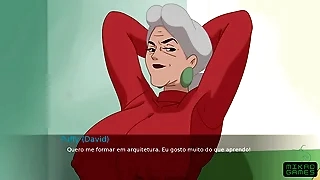 Secret House ep 4 - Me masturbei Olhando a Milf Gostosa só de Calcinha no Sofá