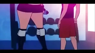 Hentai sex animation in gym